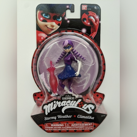 Set of 3: Miraculous Paris Action Figures, Ladybug the Hero + 2 Villains, NWT - Picture 7 of 13